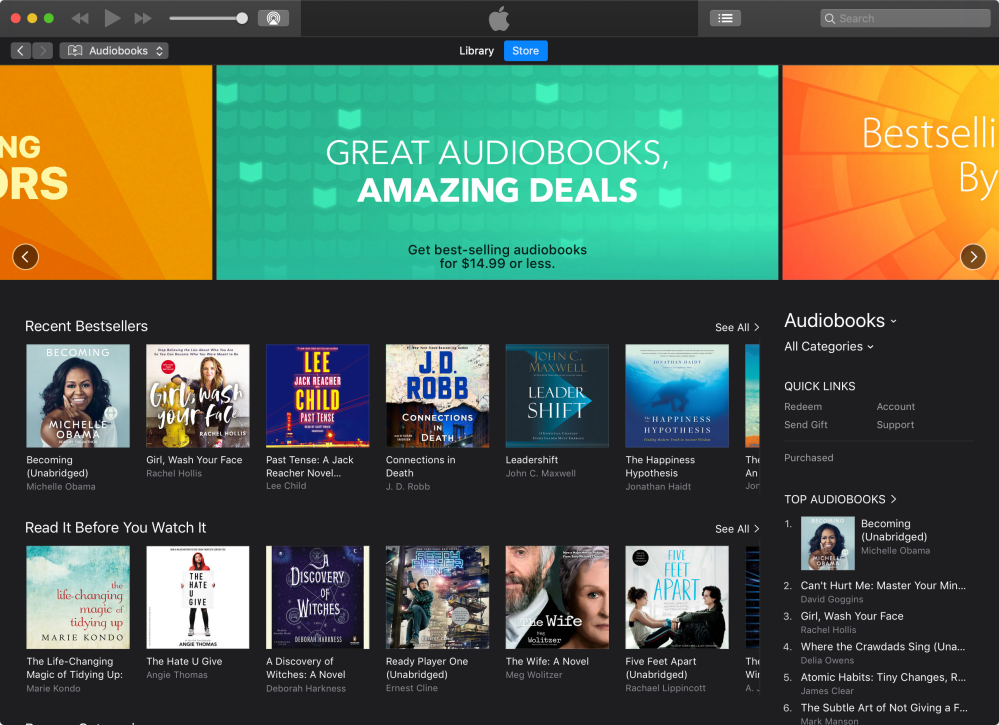 Opinion: Apple's audiobooks experience could benefit from a