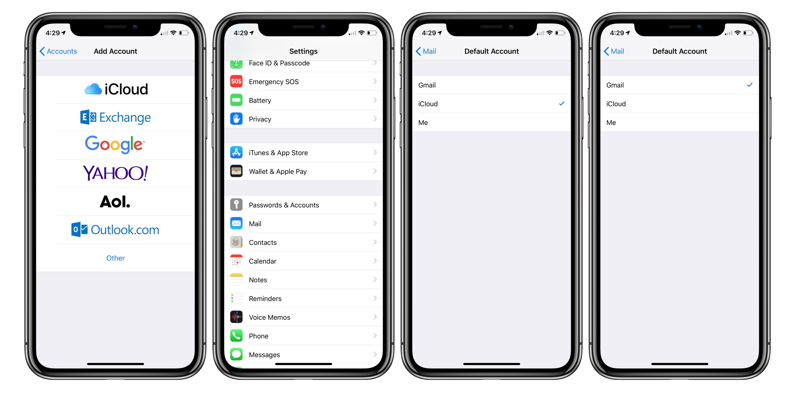 Change The Default Email Account On Iphone 9to5mac