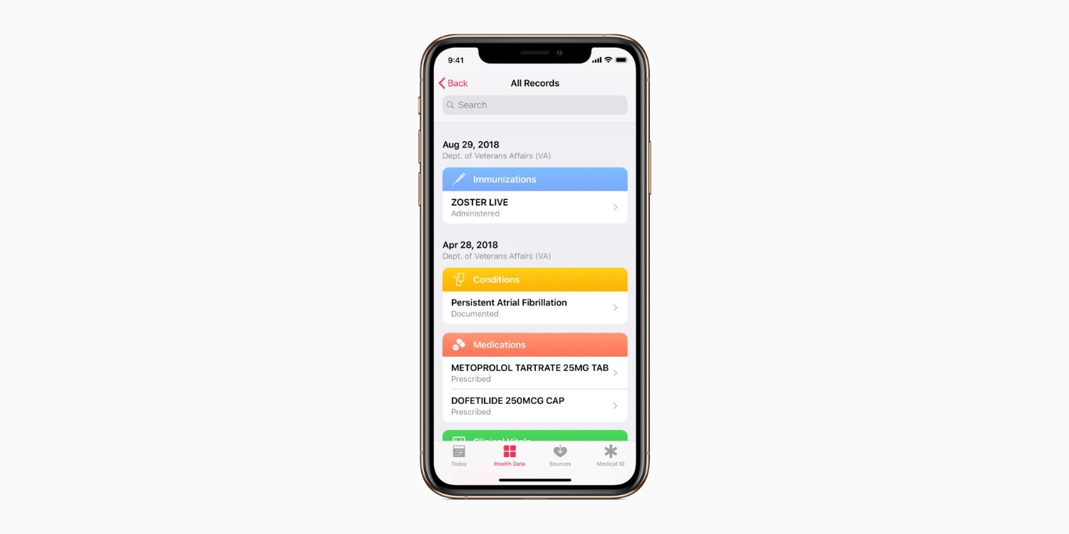 Apple teaming up with US Department of Veterans Affairs to bring digital  health records to iPhone - 9to5Mac