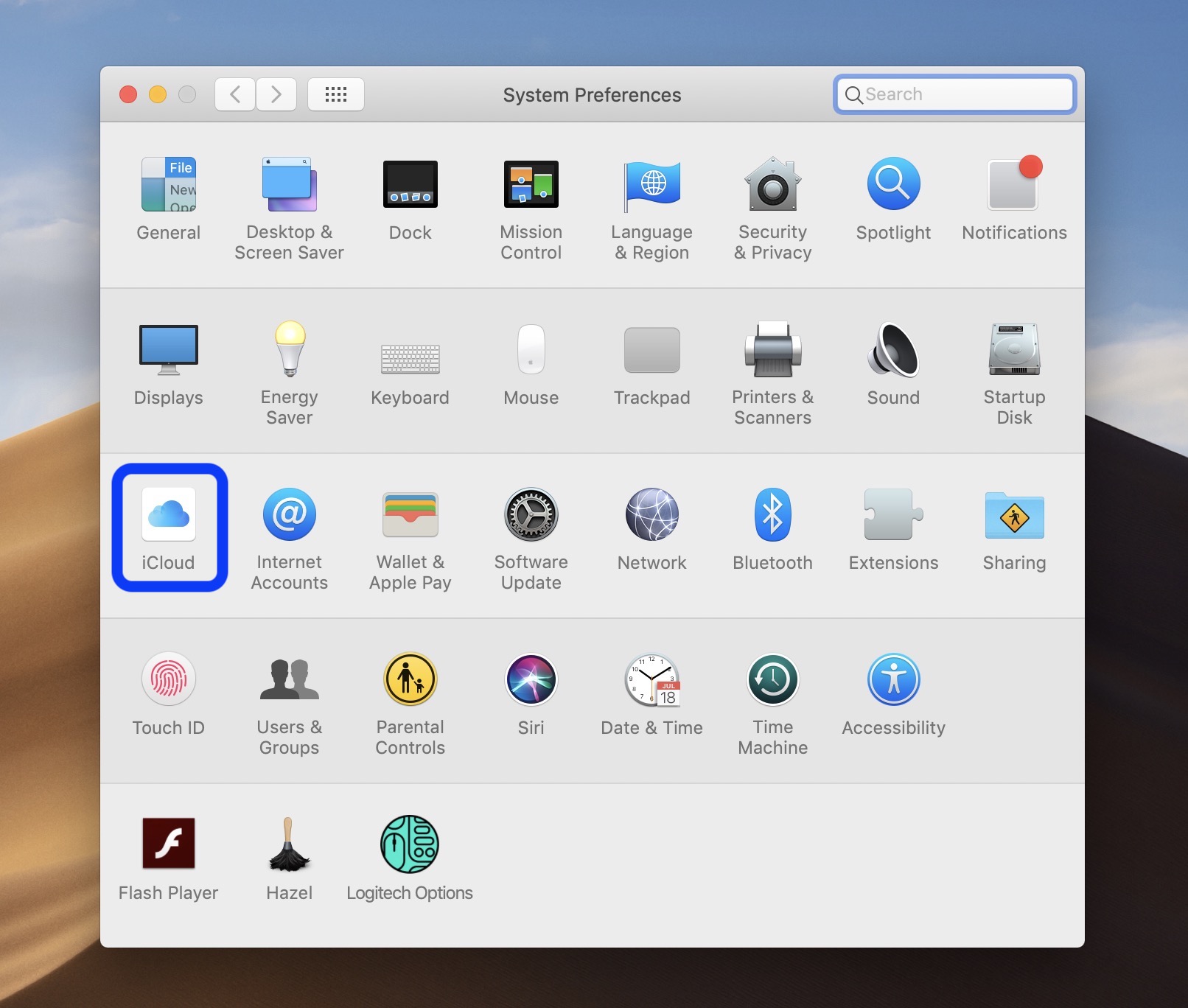 how to access iCloud on Mac