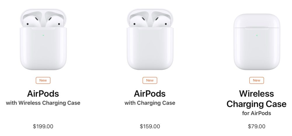 AirPods 2 wireless charging case