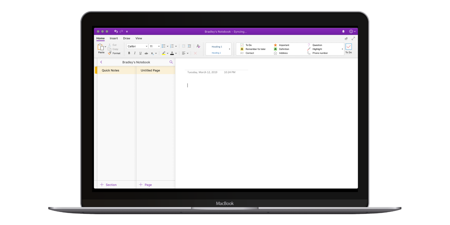 onenote for mac