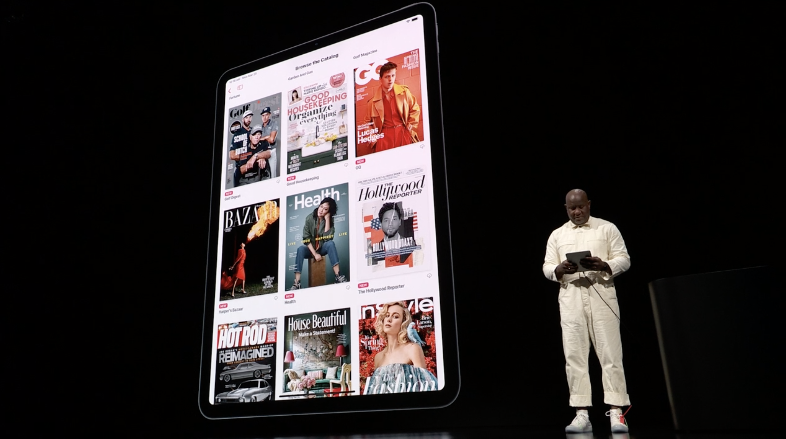 Apple news. Apple News Plus ad.