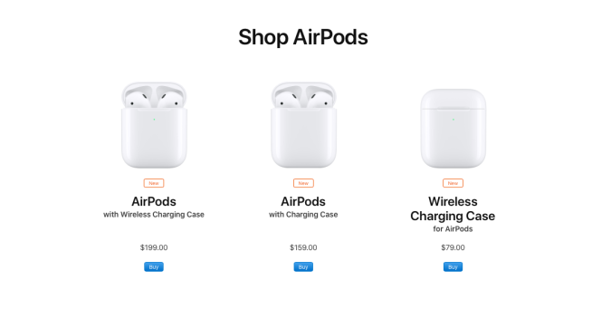 Auto Ydmyg Frontier New Apple AirPods now available: H1 chip, wireless charging case,  hands-free Hey Siri - 9to5Mac