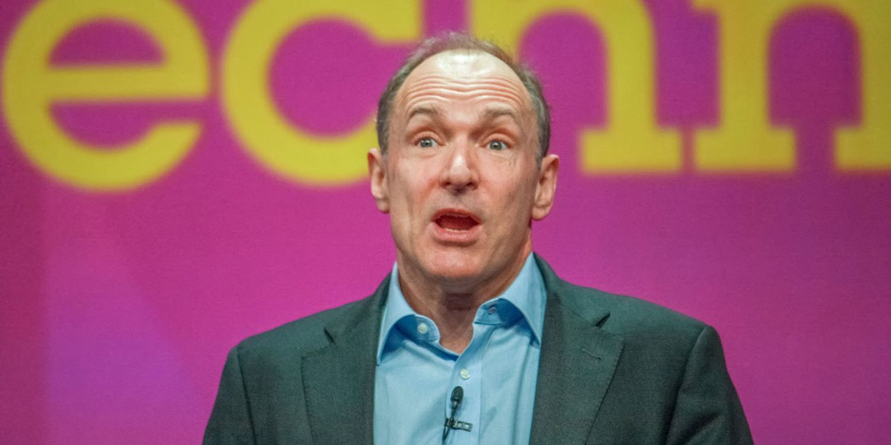 Tim Berners-Lee, inventor of the web