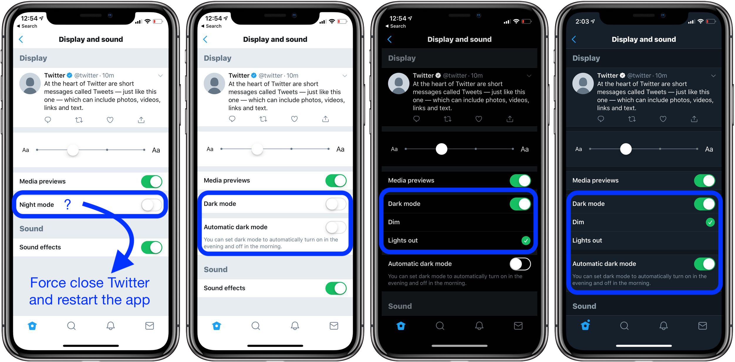 How to use Twitter's automatic and black dark modes on iPhone 9to5Mac