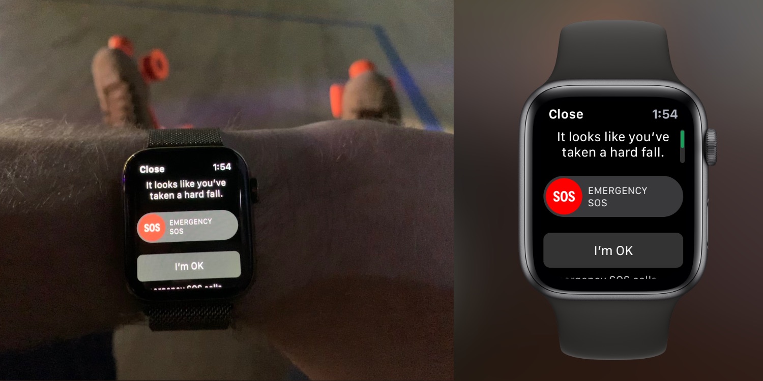 detecção de queda do apple watch