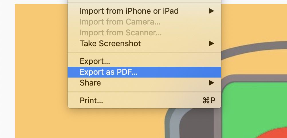 convert images PDF Mac
