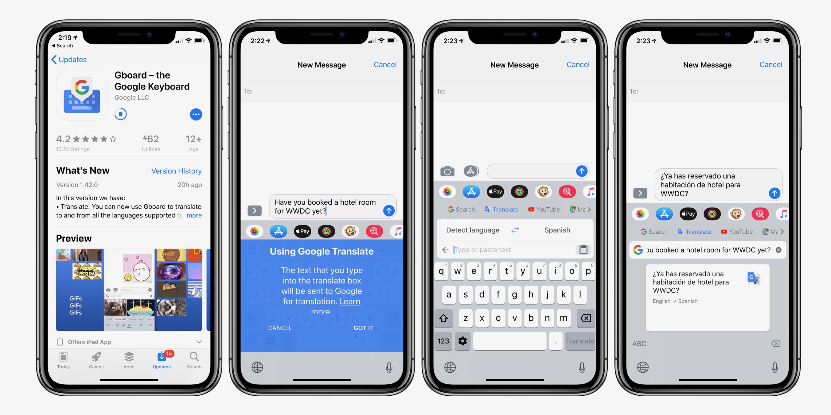 gboard keyboard for iphone