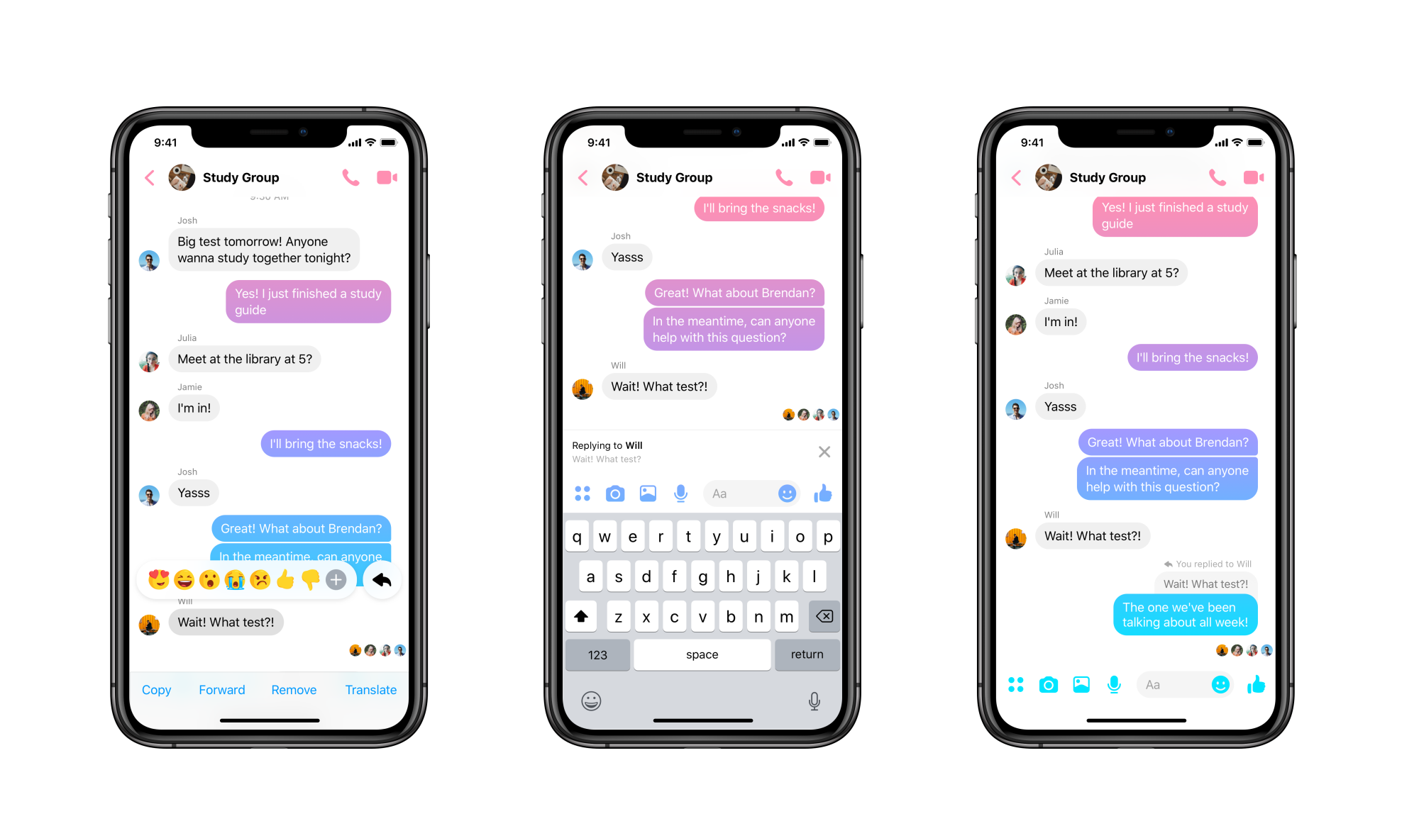 Facebook Messenger adds new threaded replies feature for conversations - 9to5Mac