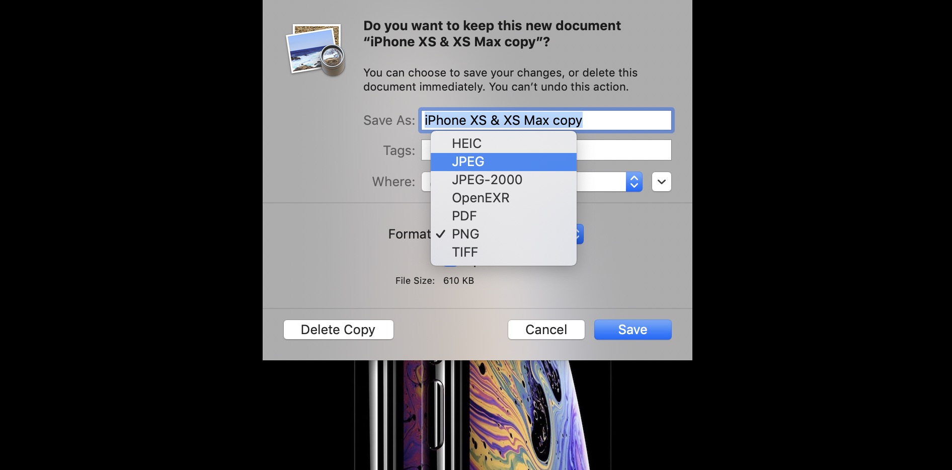 How To Turn Screenshot Into Jpg Mac