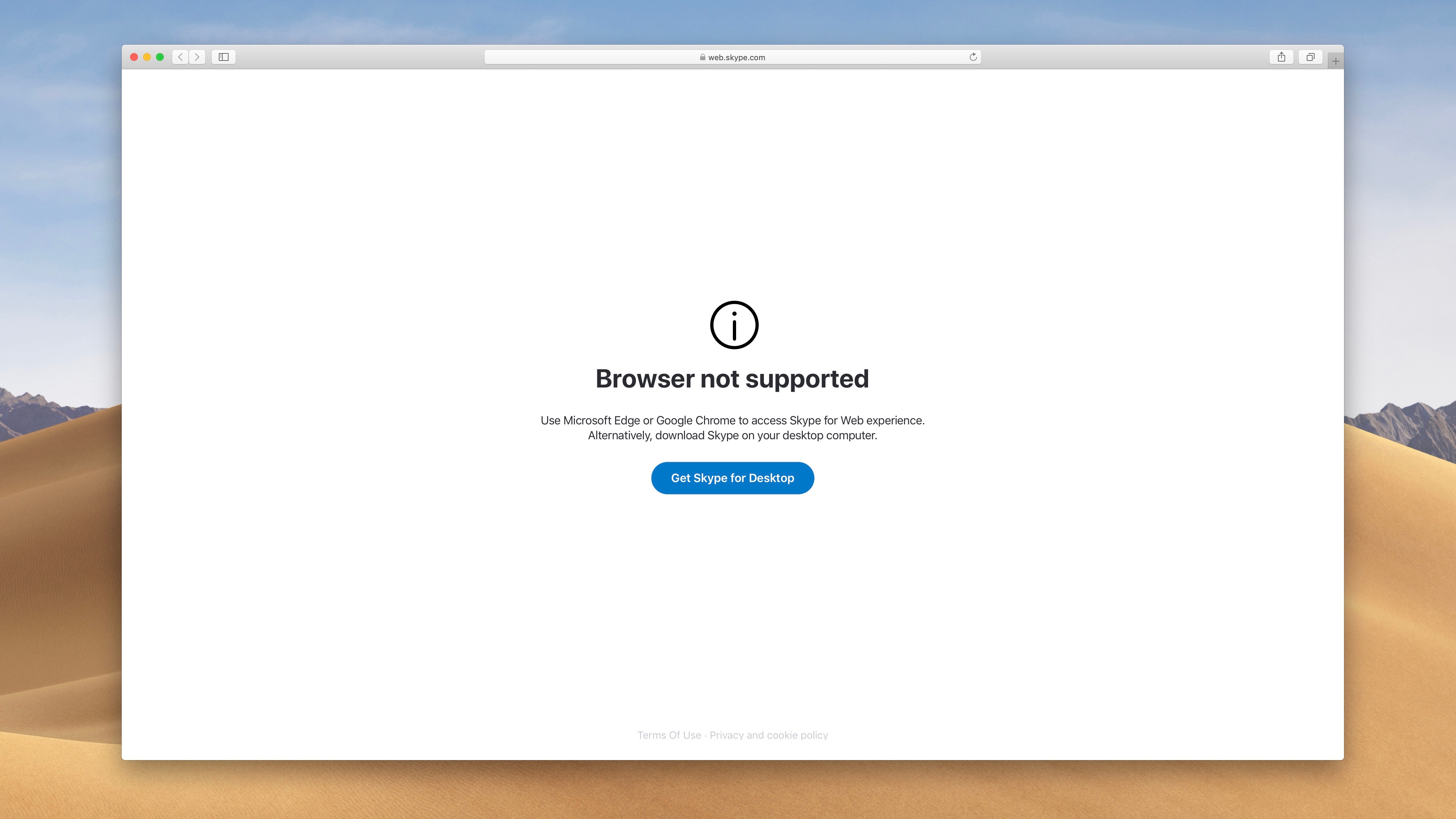 problems with new version of skype for mac