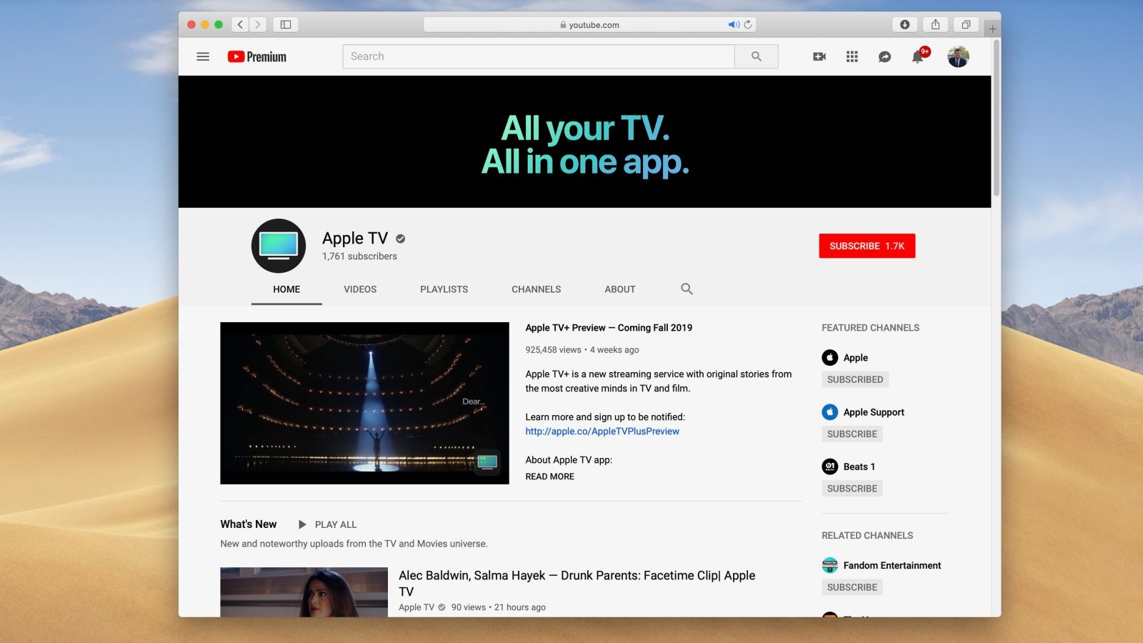 Apple Tv Has A New Youtube Channel With Trailers More 9to5mac