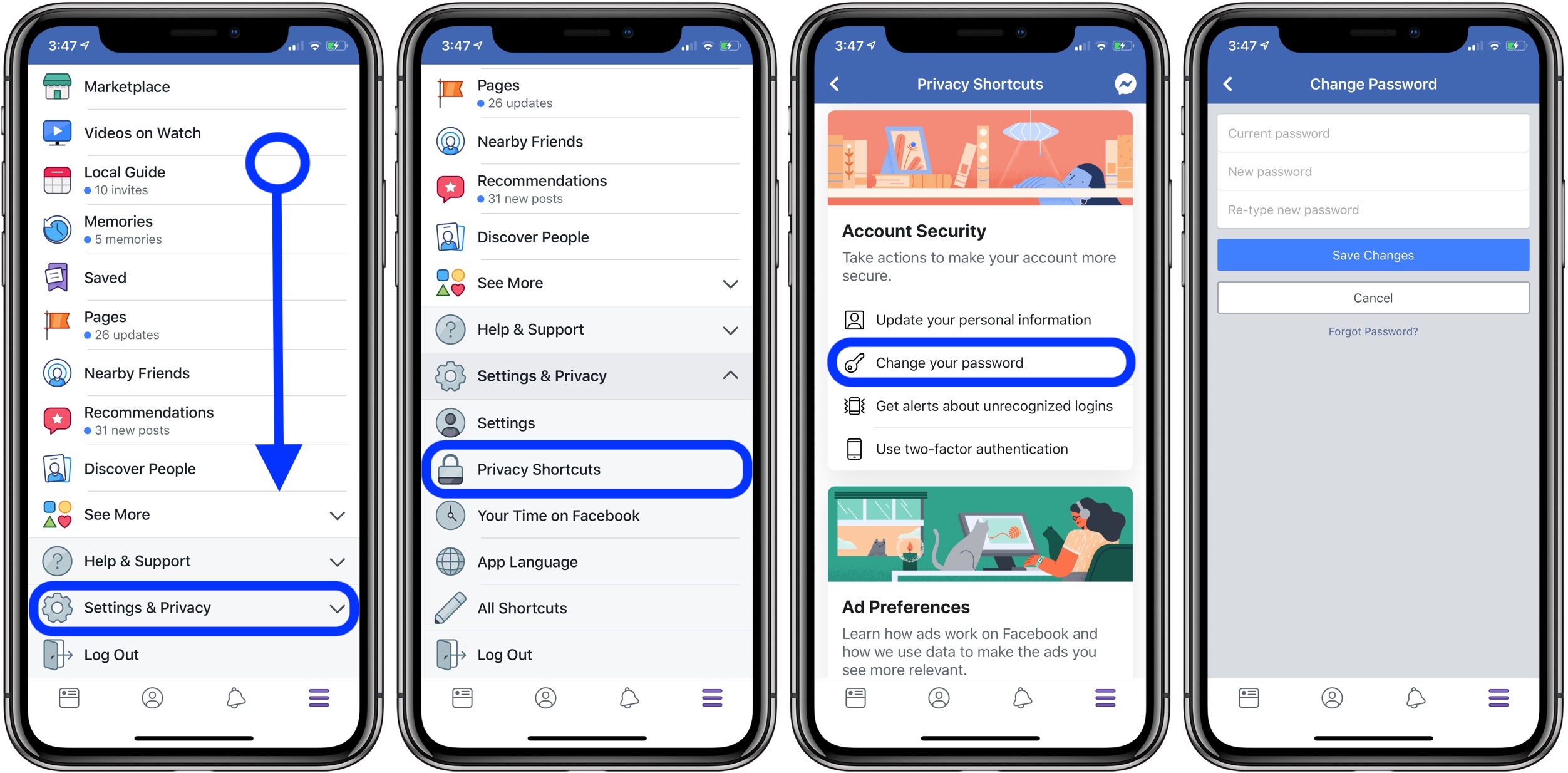 Facebook приложение для iphone