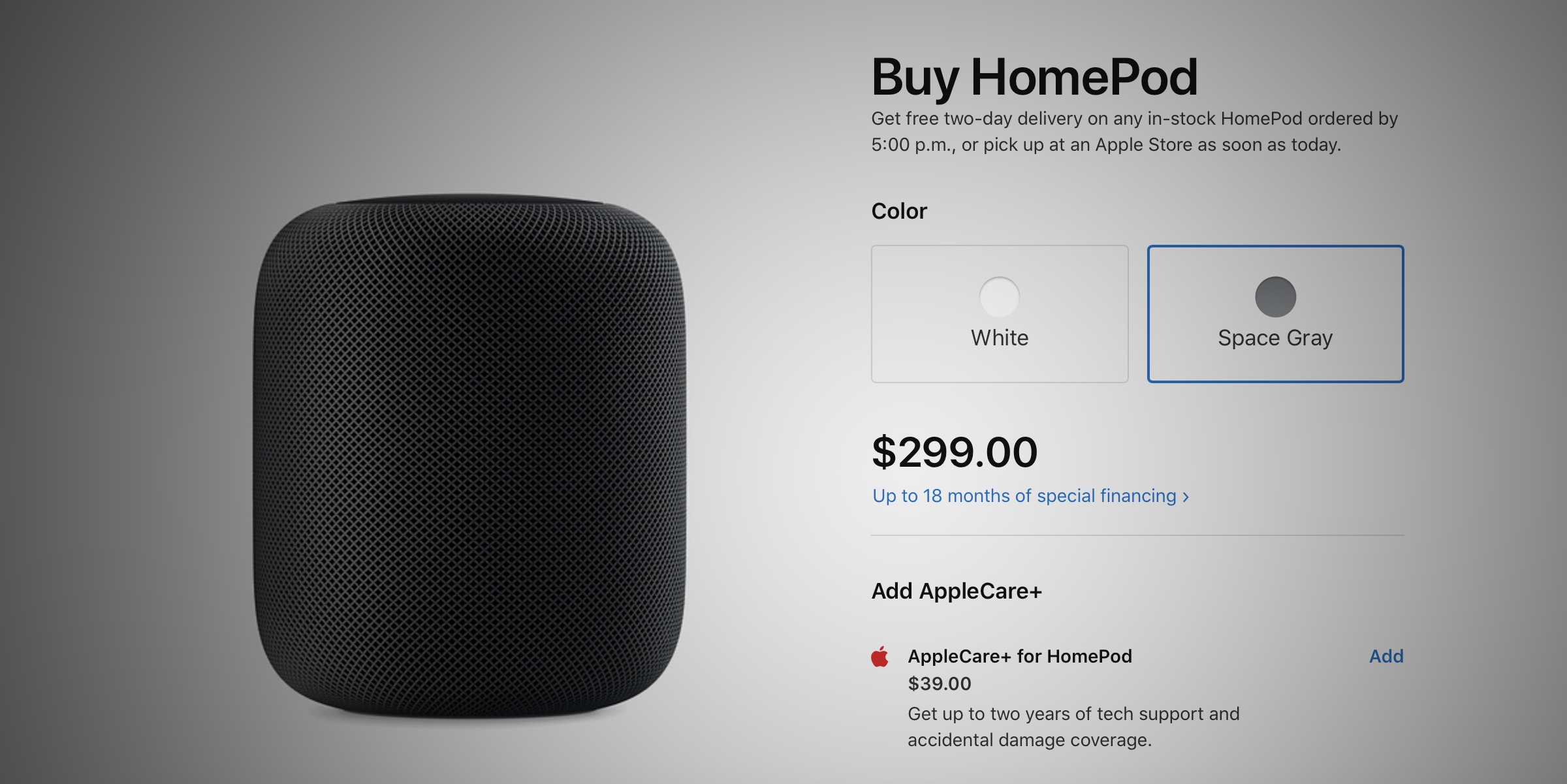 Apple cuts price of HomePod worldwide 