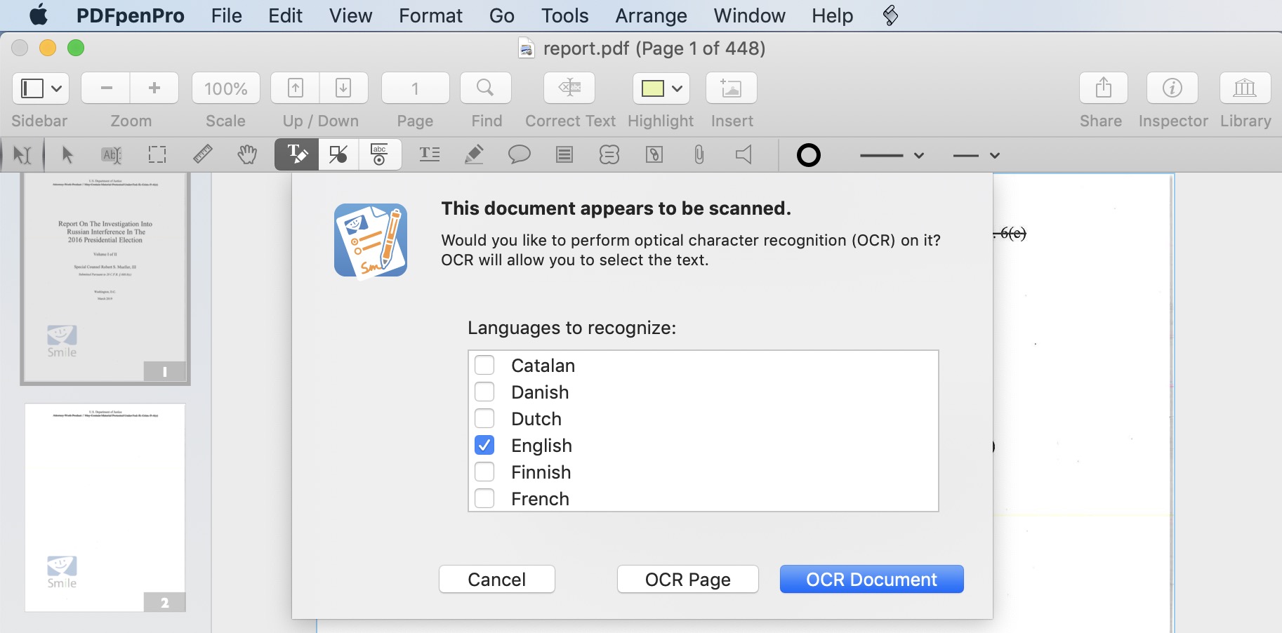 pdf ocr mac os x