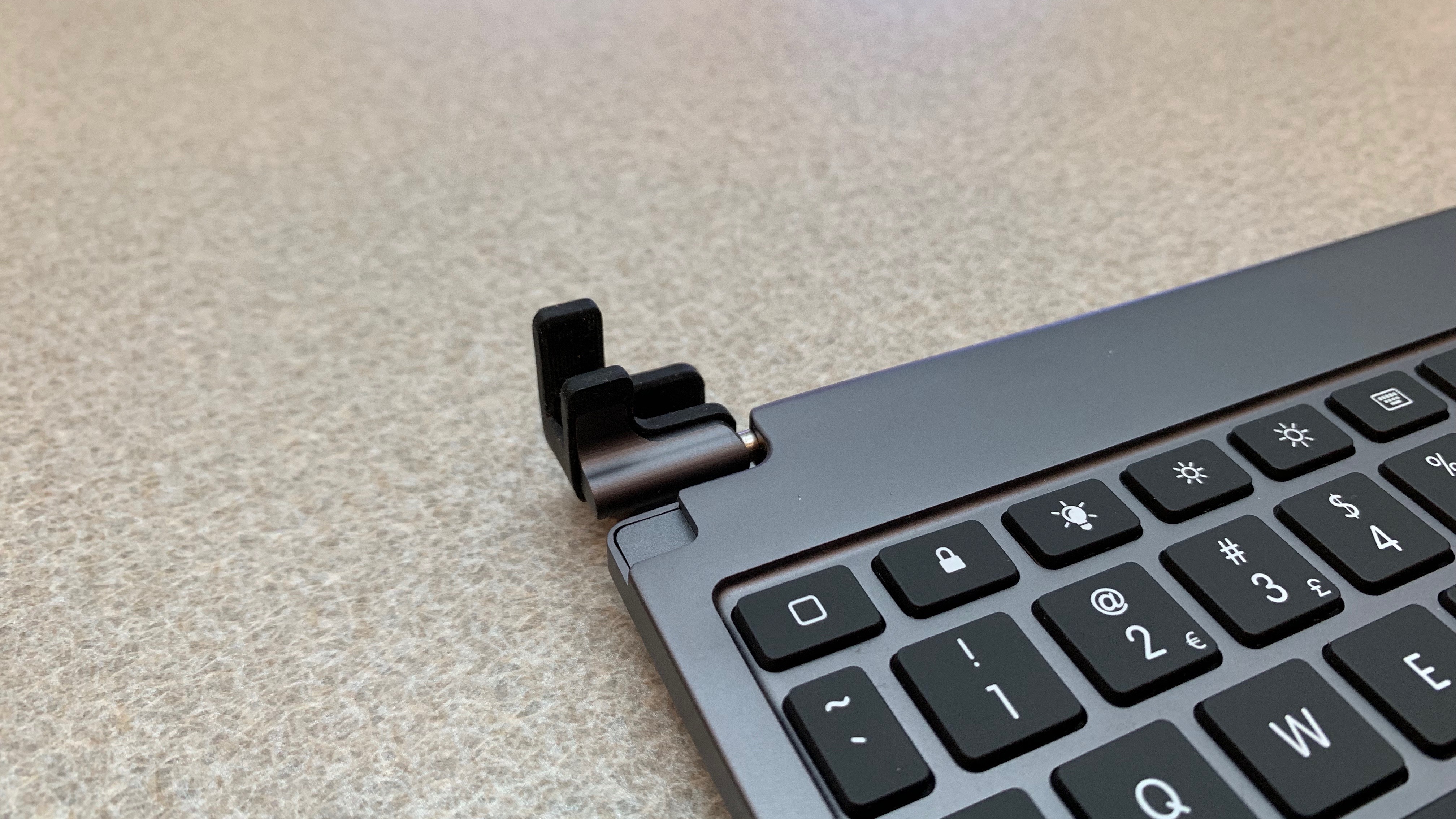 pair the wedge keyboard without the cover