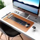 Deskmate desk pad and Satechi Aluminum wireless mouse