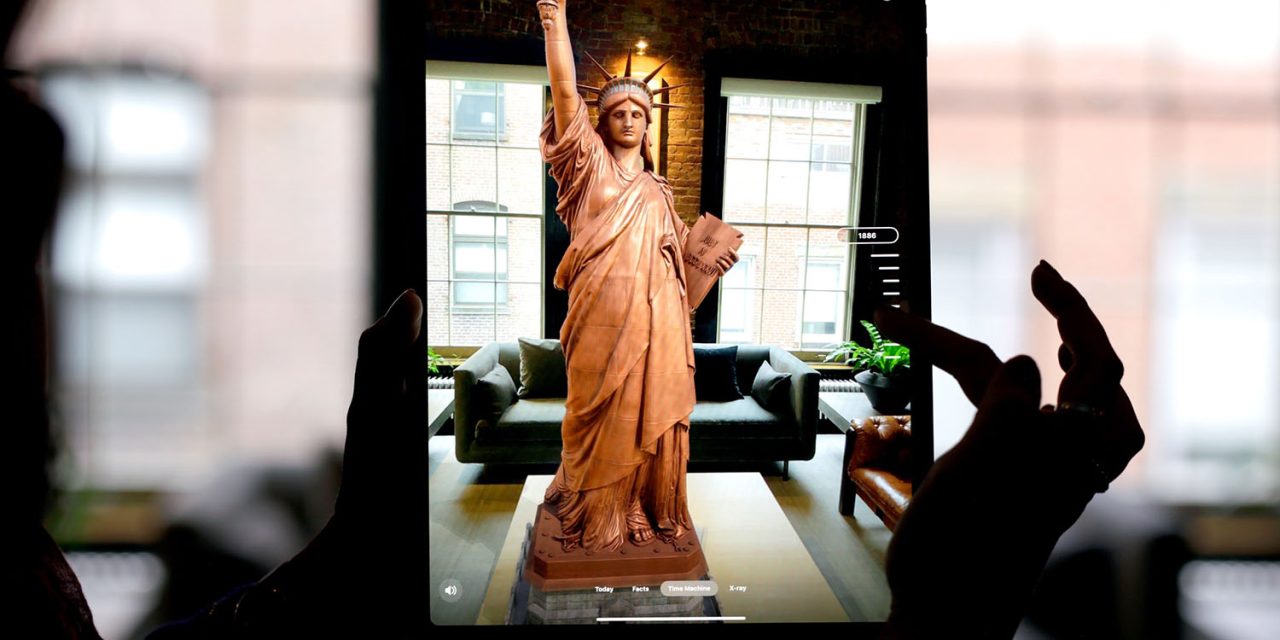 Official Statue of Liberty app uses AR to bring the landmark to life