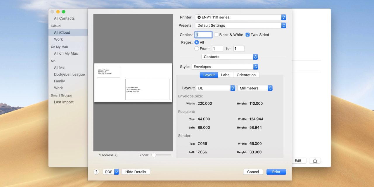 How to print contact info to envelopes, lists, and labels on Mac 9to5Mac