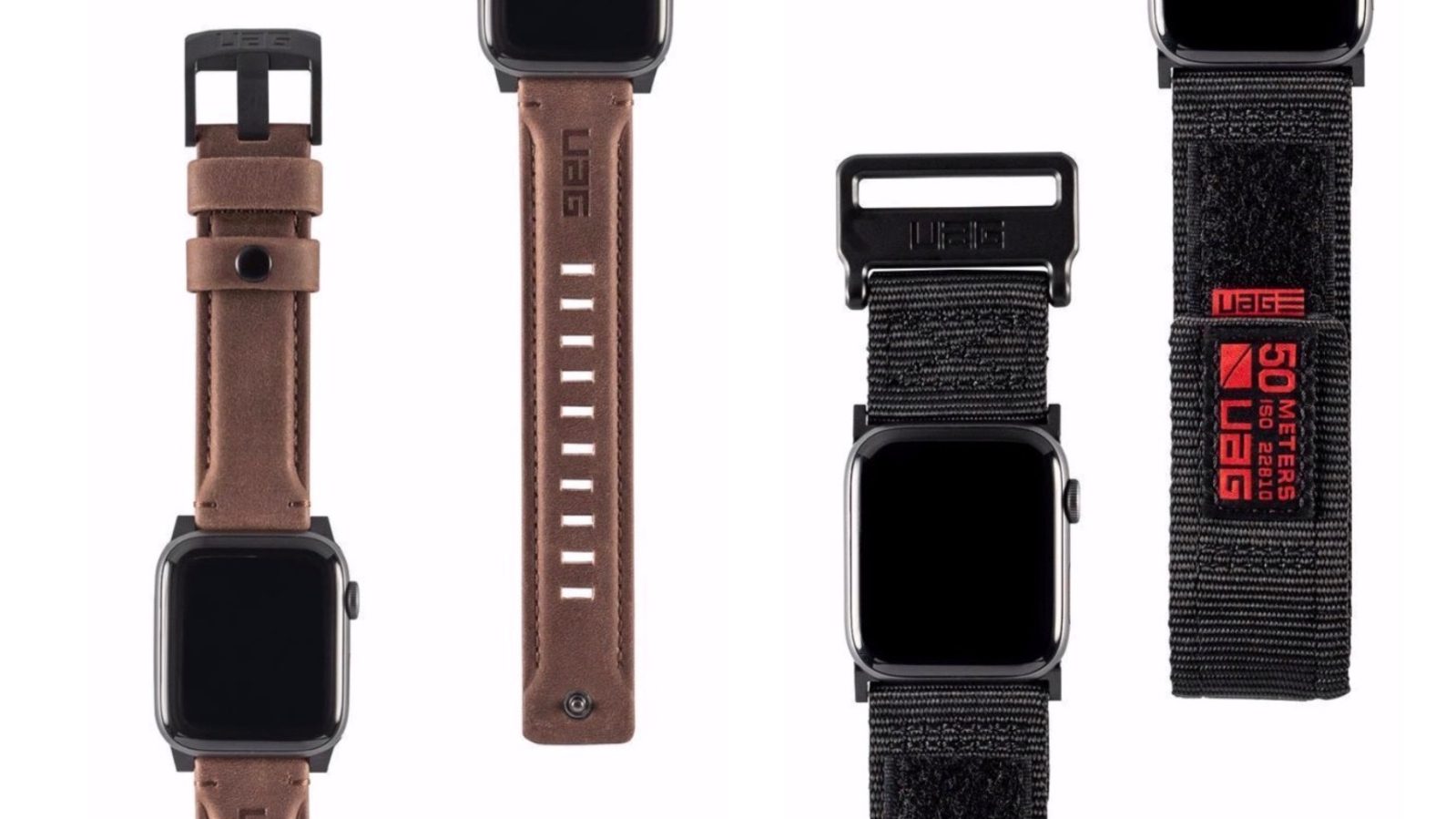 Uag Launches Rugged Leather And Nylon Apple Watch Straps 9to5mac