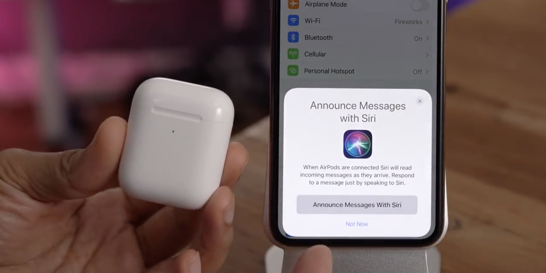 iOS 13 AirPods features like 'Announce 