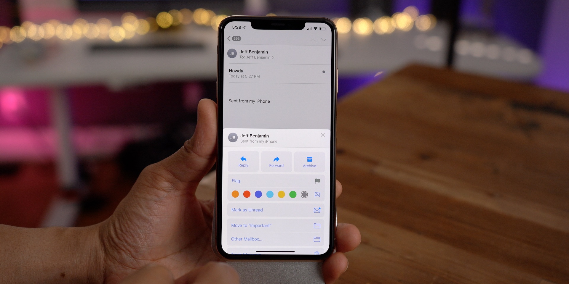 iOS 13 changes Mail app