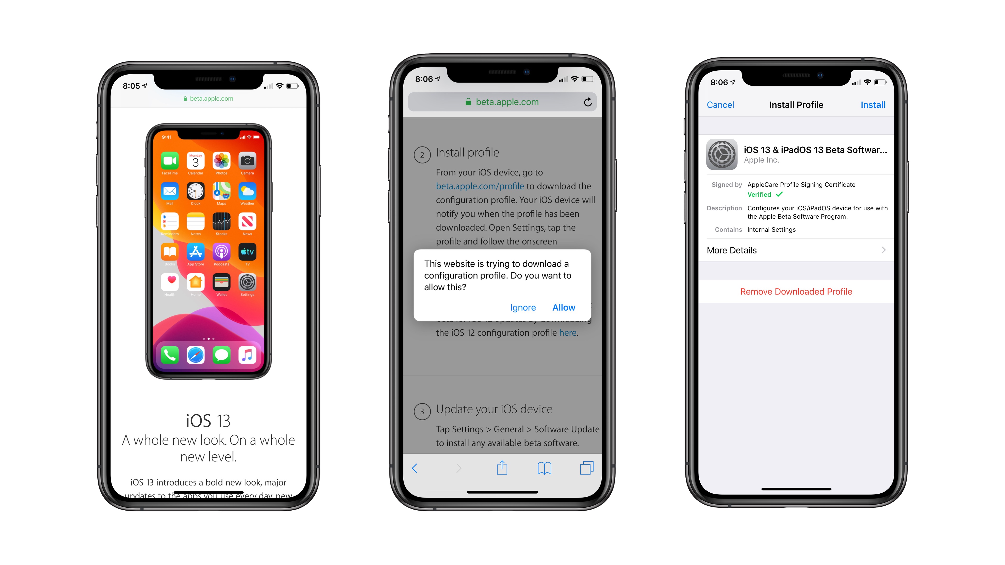 how to download ios 13 beta
