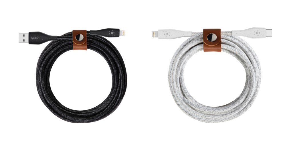 photo of Belkin expands USB-C and Lightning lineup with durable nylon cables, up to 10 ft. lengths image