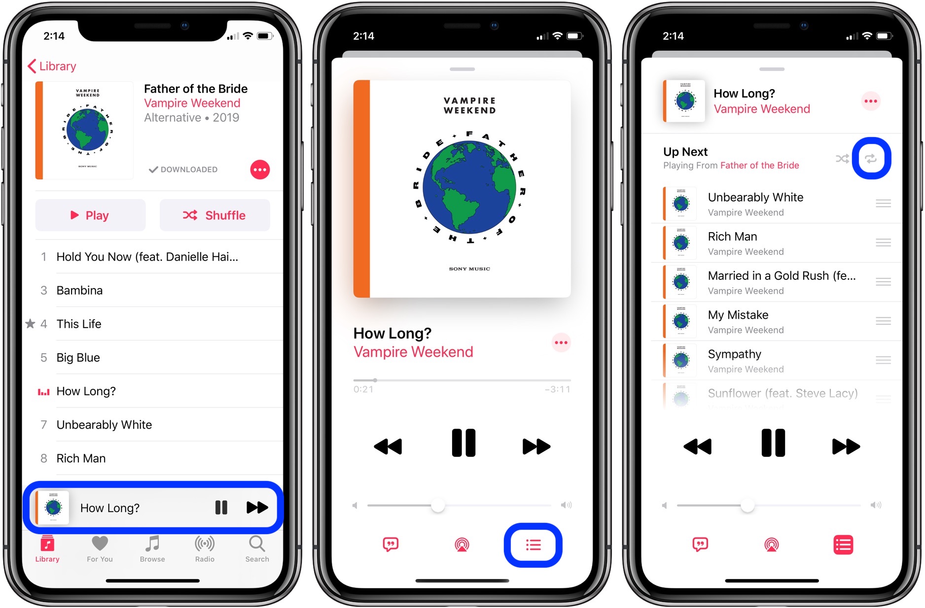 iOS 13 教程：如何在 iPhone 或 iPad 上重复歌曲或专辑？