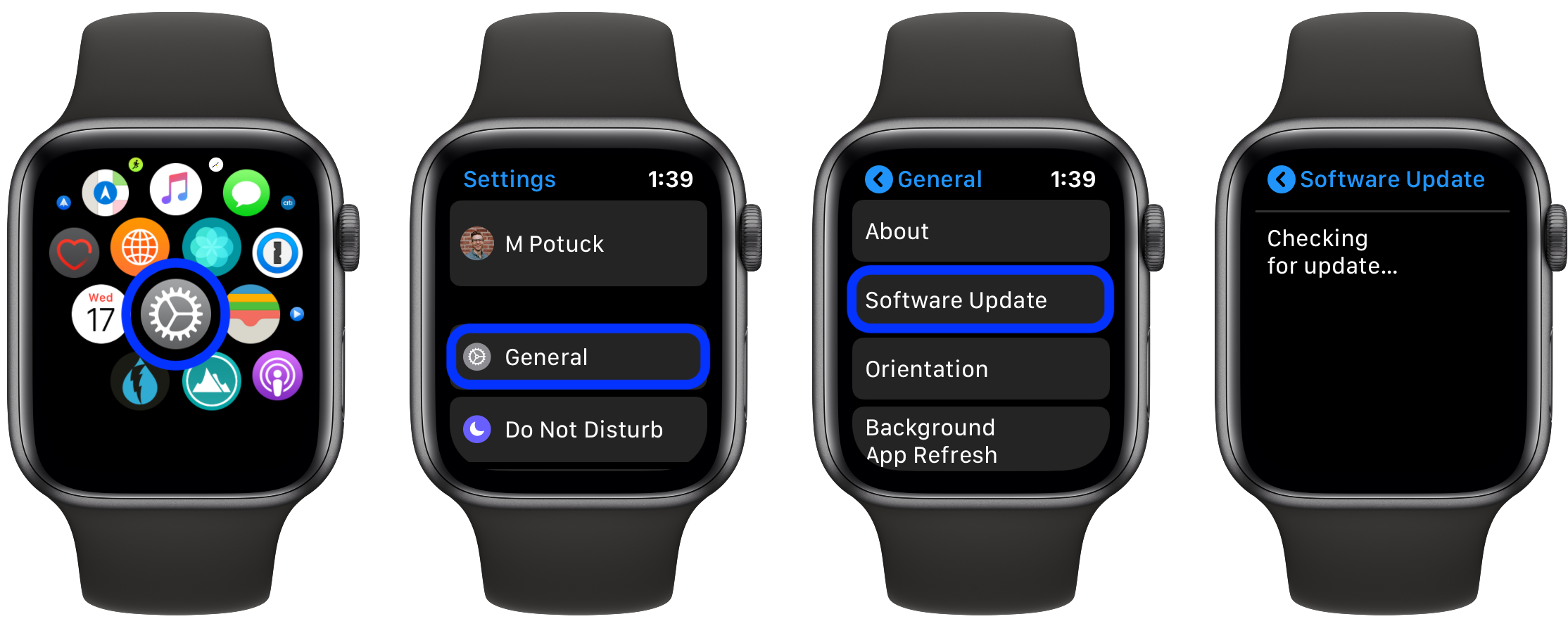 How to update software directly on Apple Watch