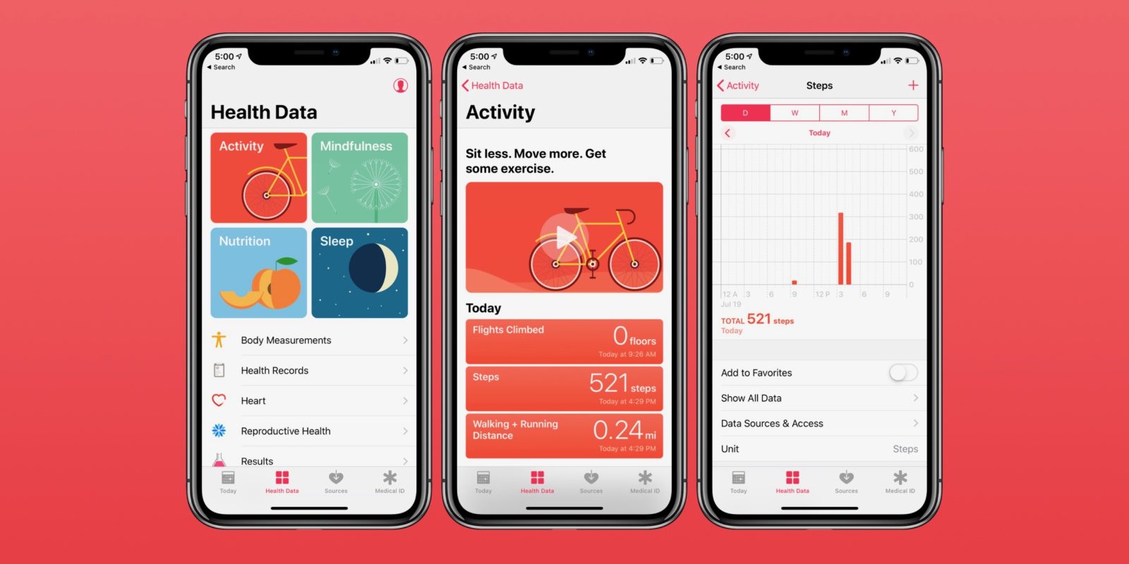 Как включить интеграцию с apple health