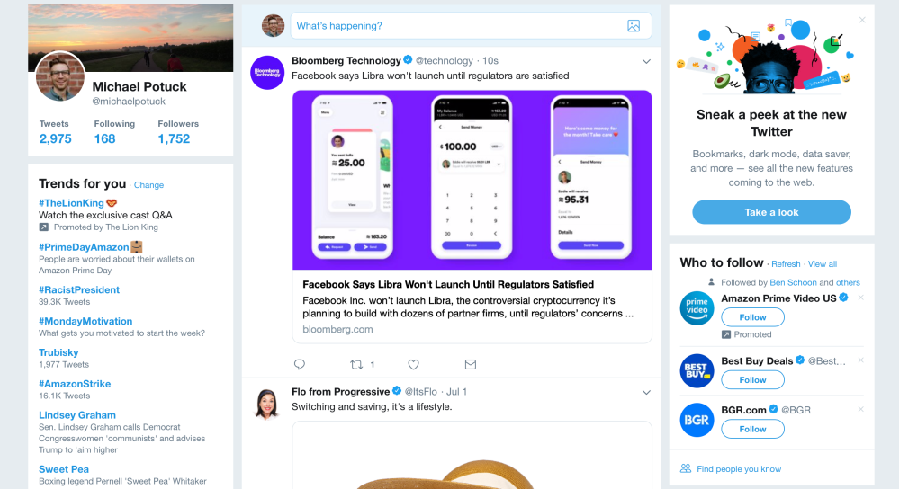 Twitter's new web design and dark modes rolling out to all users - 9to5Mac