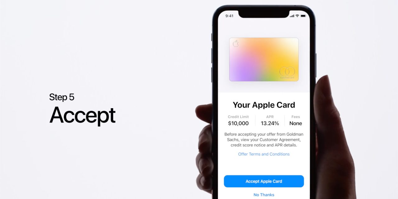 Apple Card accept set up
