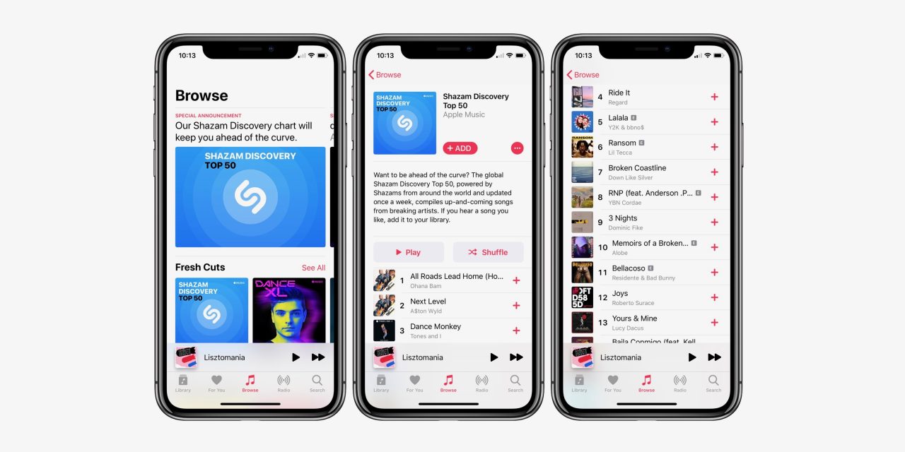 Apple Music Shazam playlist
