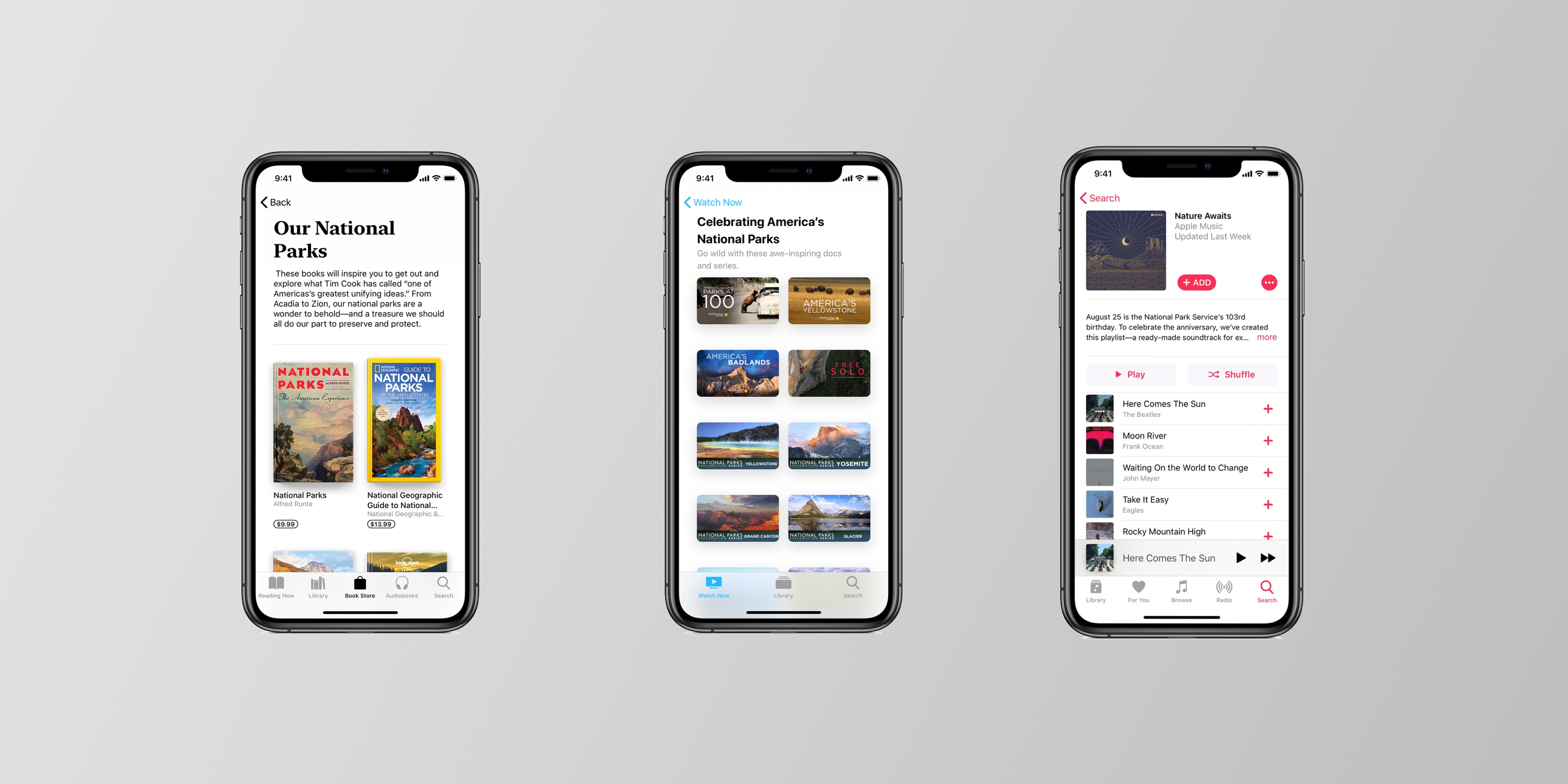 Apple details US National Park initiatives coming to Apple Music, Books