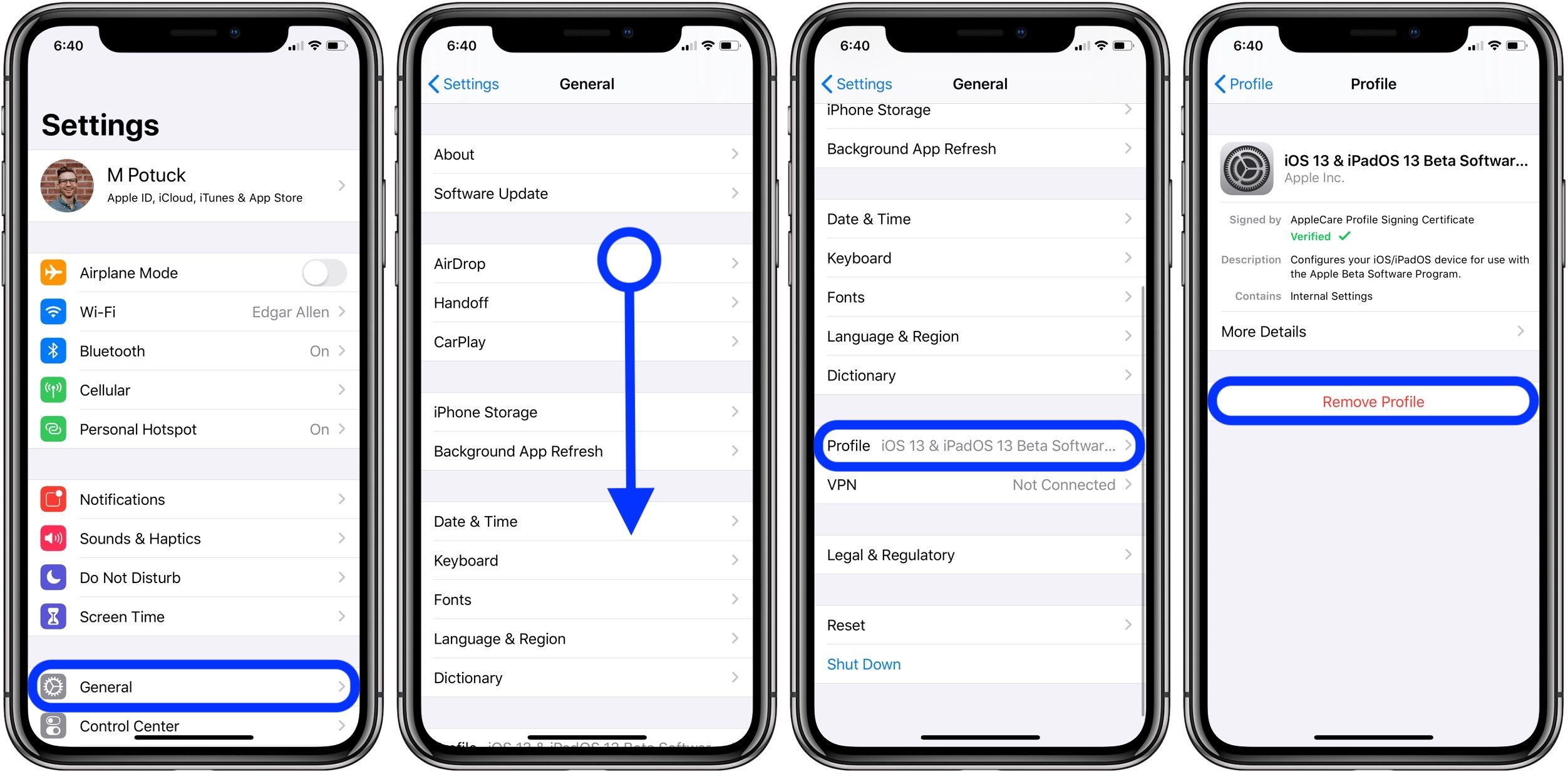 How To Downgrade Iphone And Ipad From The Ios 13 1 Beta 9to5mac