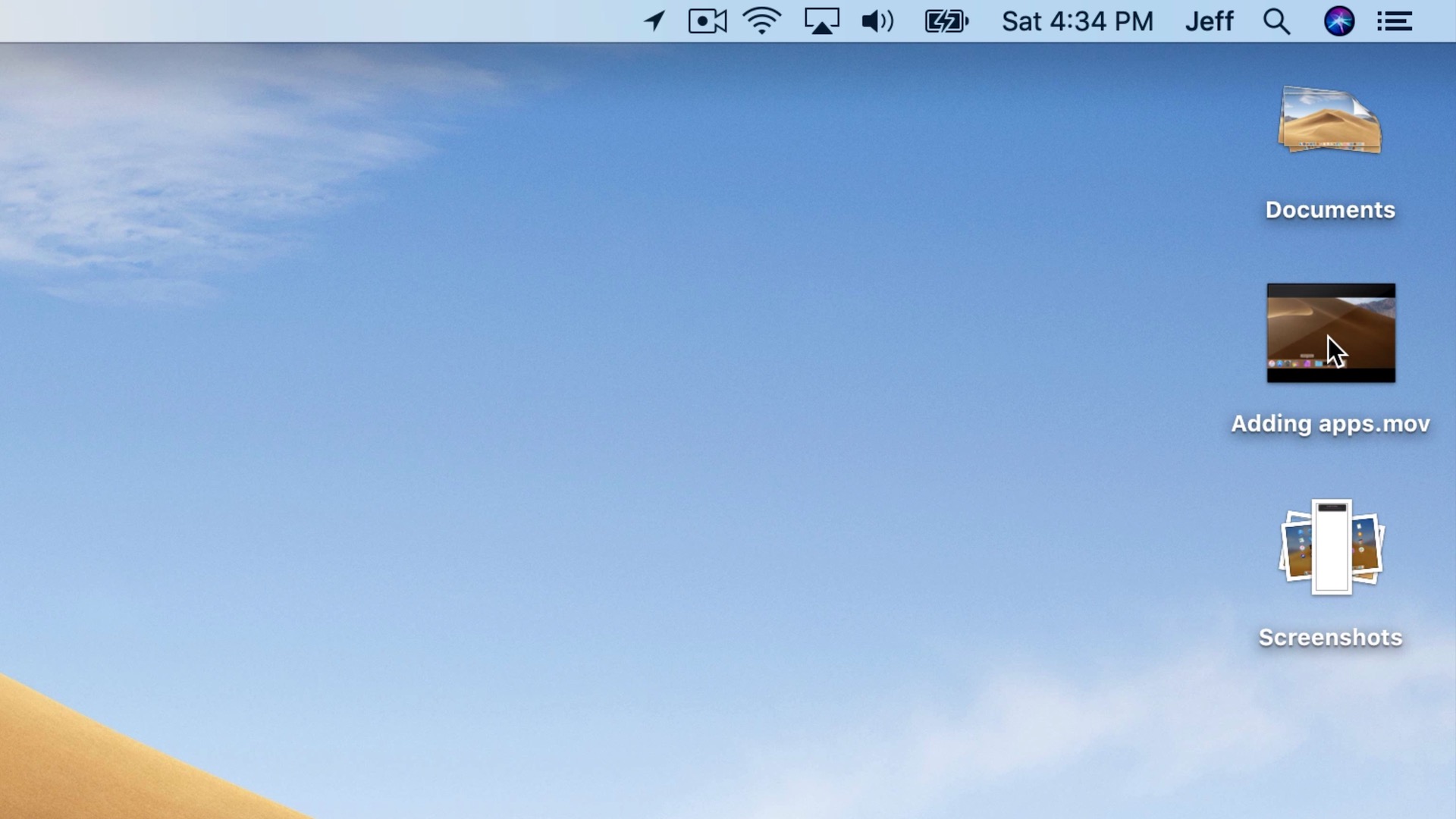 Enable Stacks on macOS Mojave