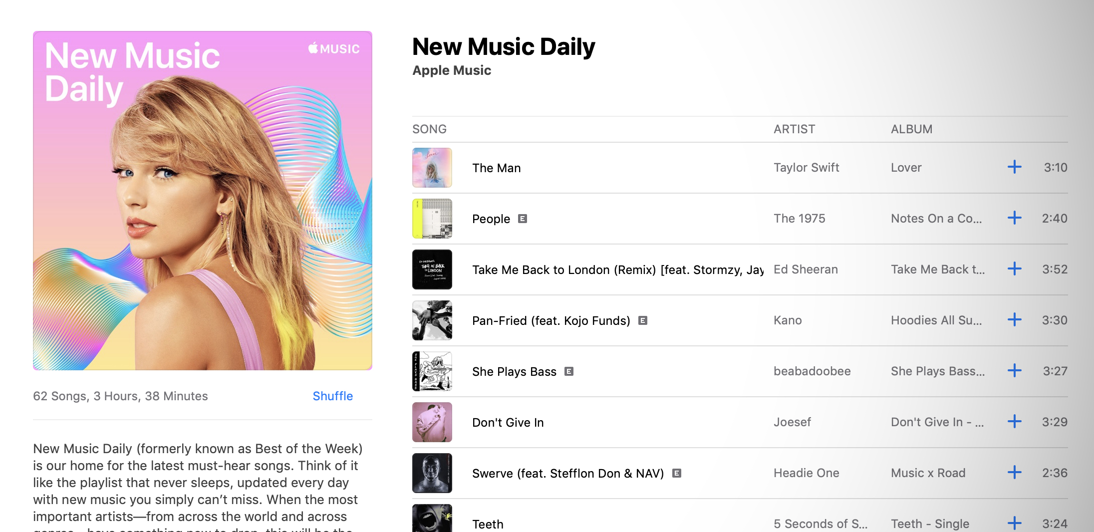 Apple Music Launches 'New Music Daily' Playlist - 9to5Mac