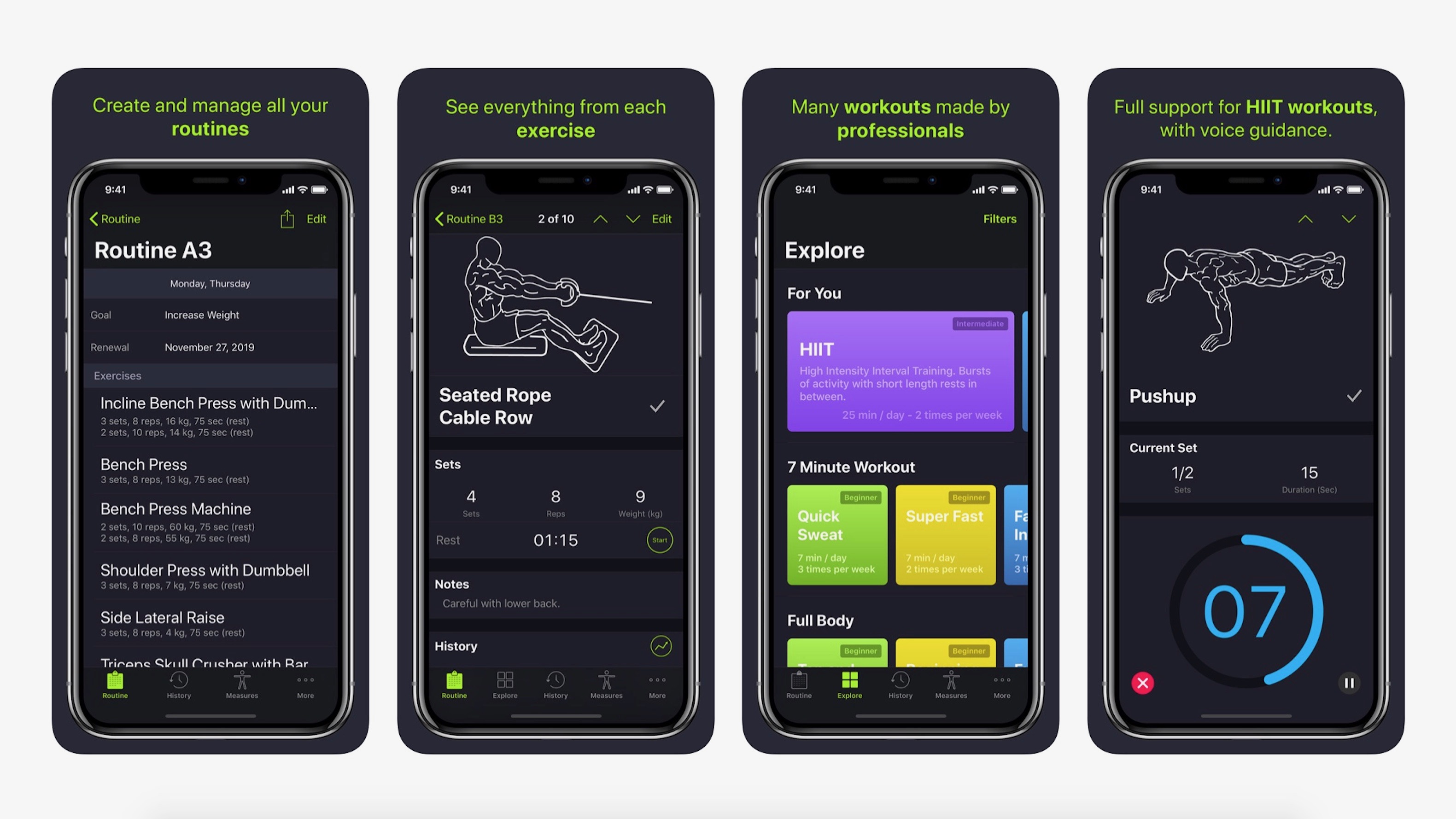 apple watch gym workout tracker