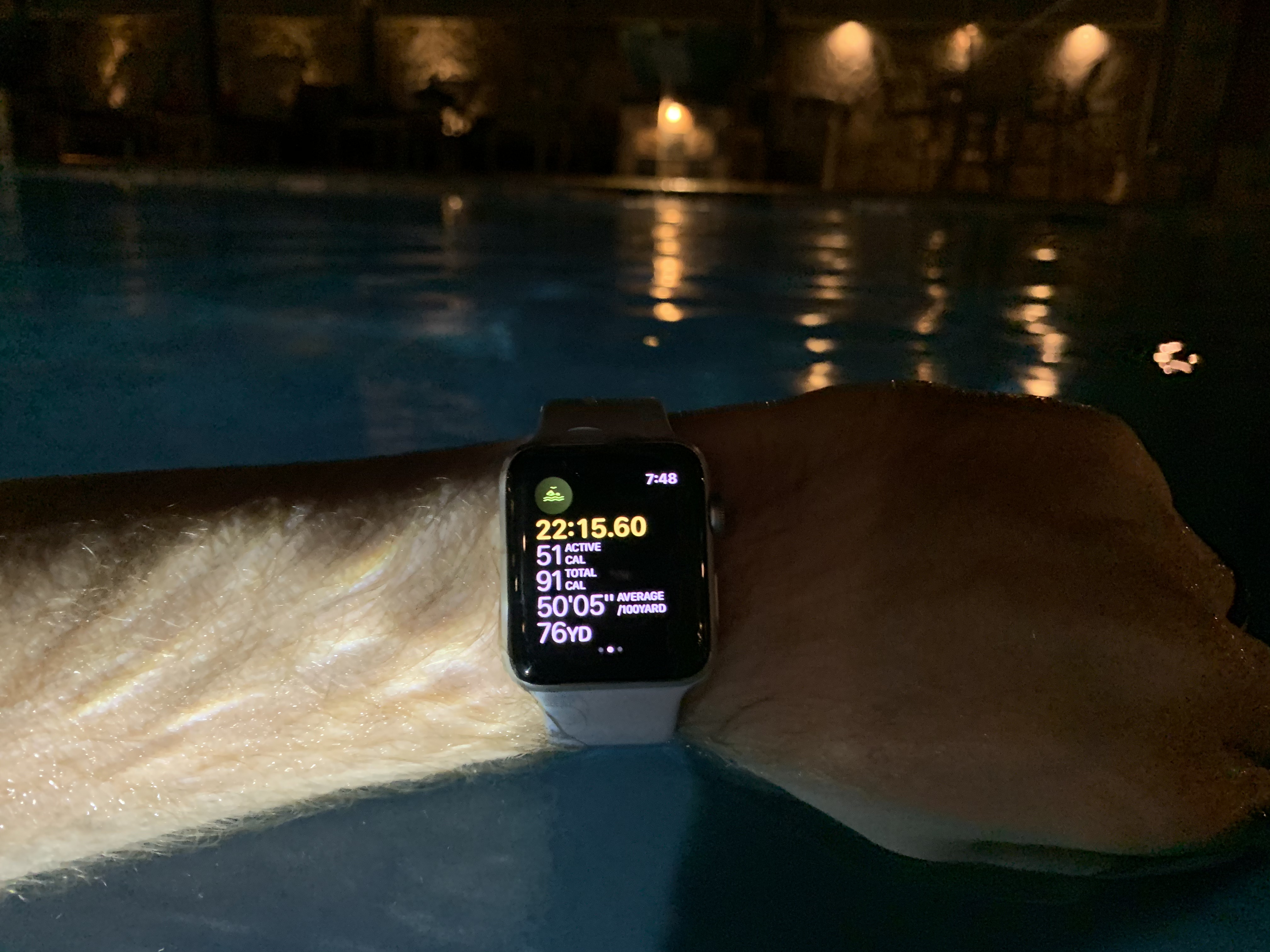 can i wear my apple watch series 3 in the pool