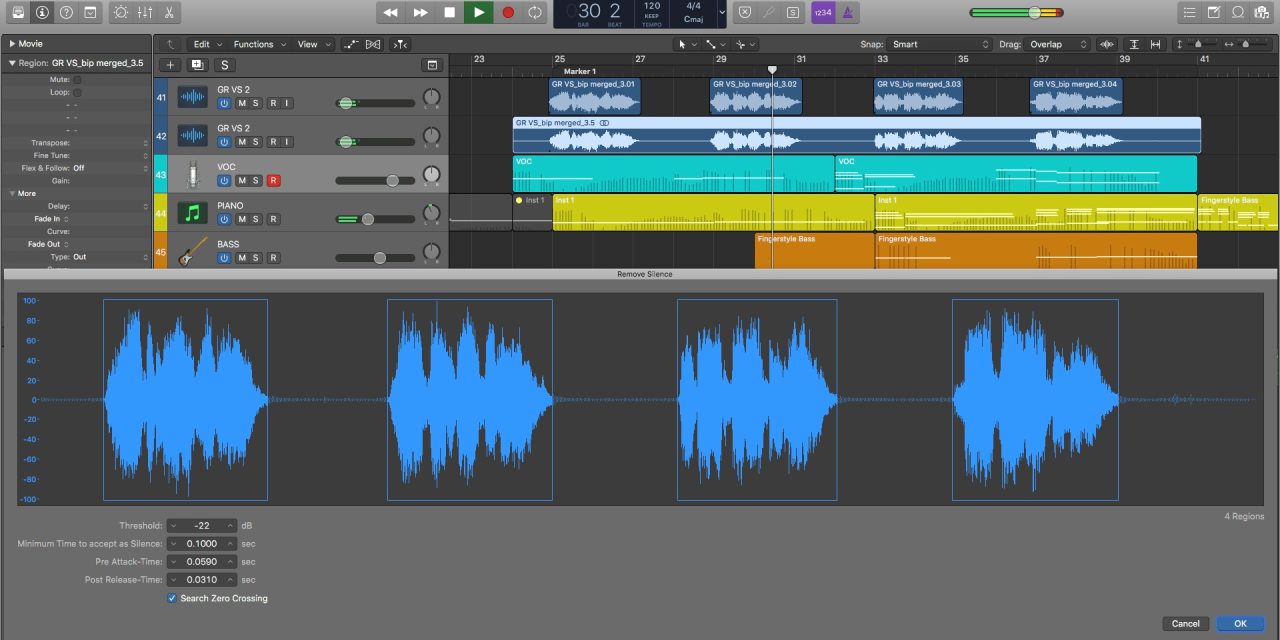 Editing noisey audio files with Remove Silence in Logic Pro X 9to5Mac