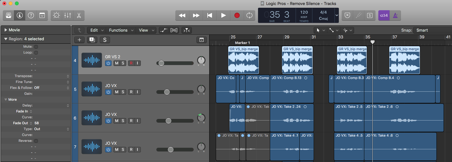 Editing noisey audio files with Remove Silence in Logic Pro X 9to5Mac