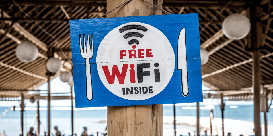 Wi-Fi restaurant