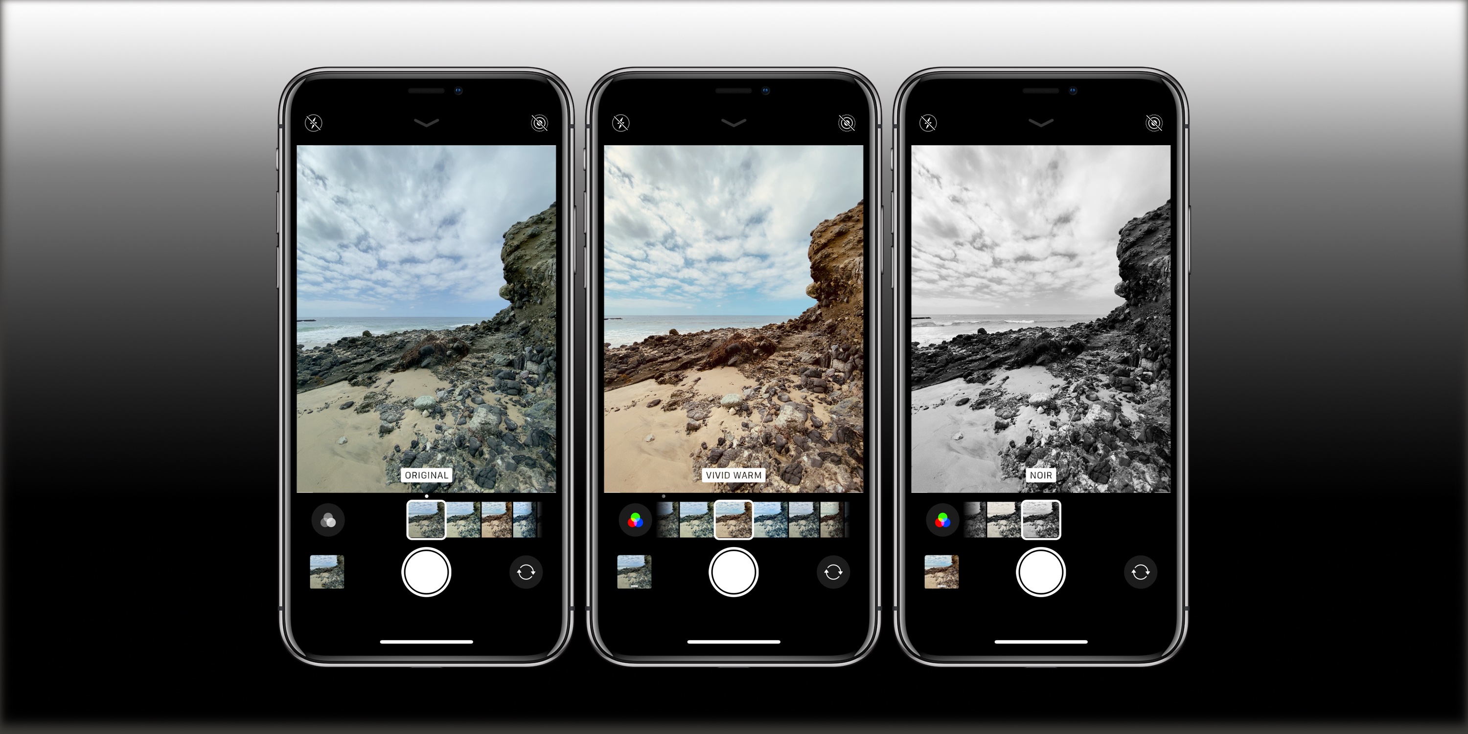 how to use camera filters iphone 11 pro