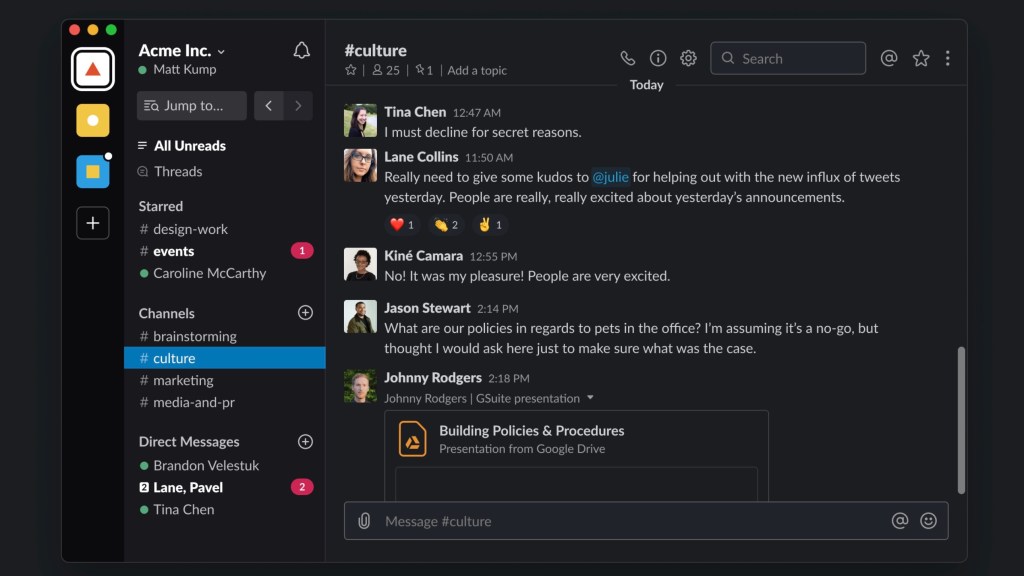 dark theme apple mode builds own  how hereâ€™s for Slack mode to Mac, 9to5Mac dark its it  use