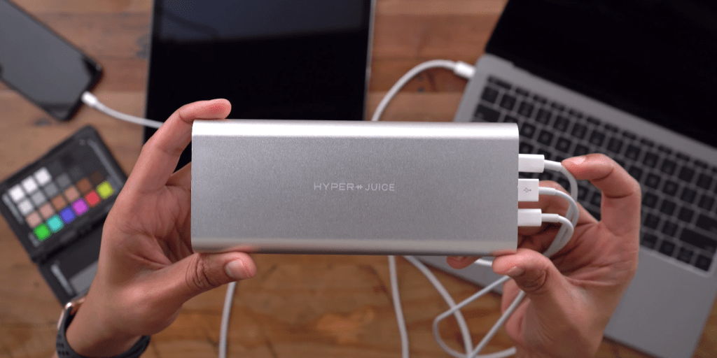 HyperJuice USB C 100 power bank - USB-C battery 