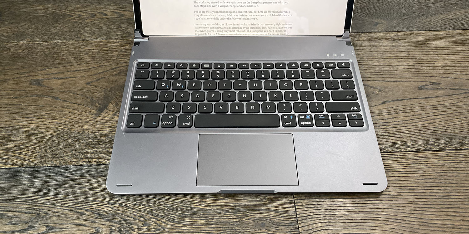 apple ipad keyboard with trackpad