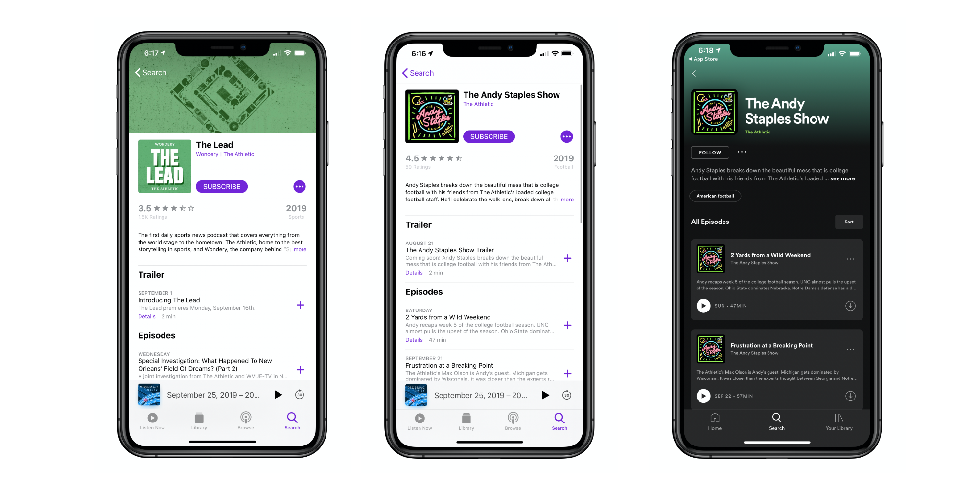 The Athletic submits its podcasts to Apple Podcasts and Spotify 9to5Mac
