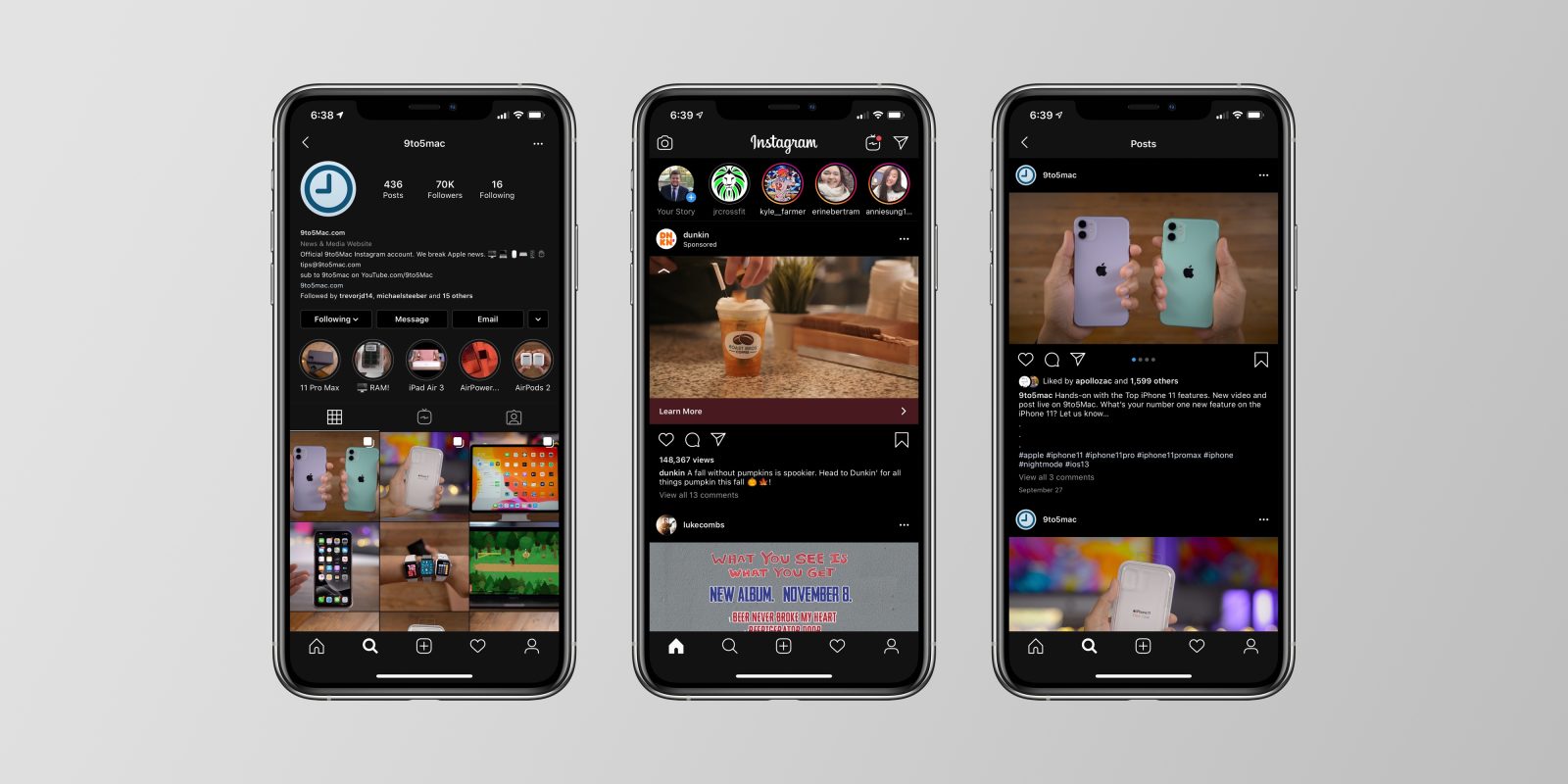 Instagram for iOS adds Dark Mode, here's what it looks like - 9to5Mac